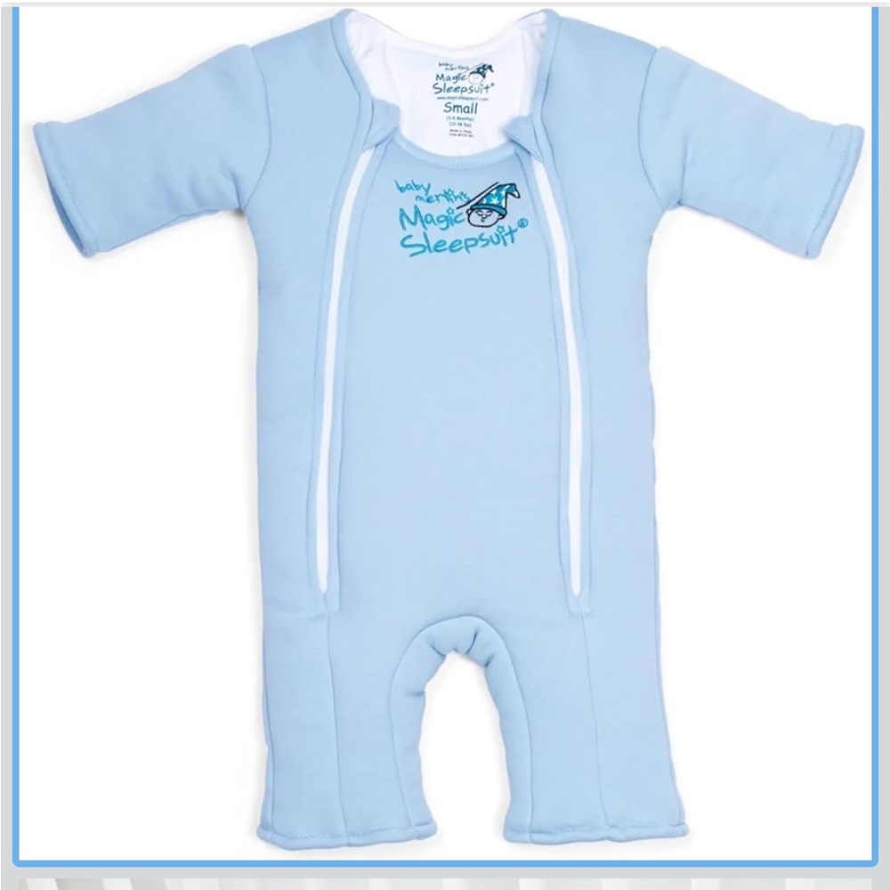 Baby Merlin's Magic Sleepsuit - Blue